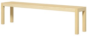 Πάγκος, Χώρος για 3 άτομα, έως 330 kg, ξύλο πεύκου, 175x33x45 cm