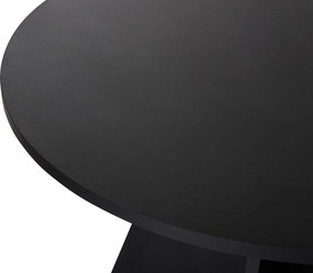 Τραπέζι Τραπεζαρίας Ξύλο Μαύρο VASU 120x120x75