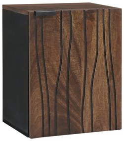 vidaXL Κρεμαστό Ντουλάπι Μπάνιου – 38x33.5x48 εκ Ξύλο και Επεξεργασμένο Ξύλο