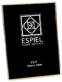 Κορνίζα Μεταλλική Χρυσή ESPIEL 13x18εκ. FAM750