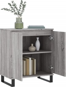 vidaXL Ντουλάπι Γκρι Sonoma 60x35x70 εκ. από Επεξεργασμένο Ξύλο