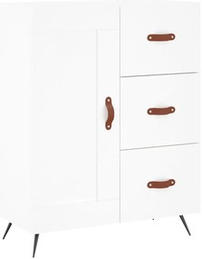 vidaXL Ντουλάπι Λευκό 69,5x34x180 εκ. από Επεξεργασμένο Ξύλο