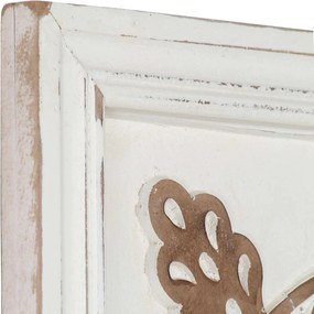 vidaXL Διακόσμηση Τέχνης 2 τμχ. 40 x 40 x 1,5 cm Καφέ και Λευκό