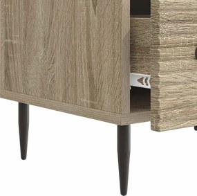 vidaXL Ντουλάπι TV Sonoma Δρυς 147 x 34,5 x 30 εκ Επεξεργασμένο Ξύλο