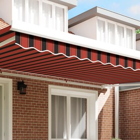 vidaXL Τέντα Valance  για 5 μ πλαίσιο πορτοκαλί 4.8x0.2 μ