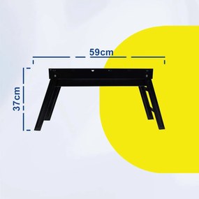 Φορητή Ψησταριά Κάρβουνου Αναδιπλούμενη 59x20x37cm