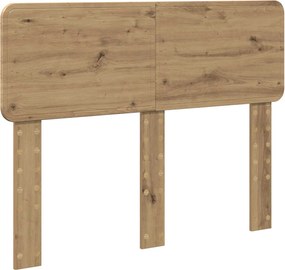 vidaXL Σκελετός Κρεβατιού Artisan Δρυς 120 x 200 cm