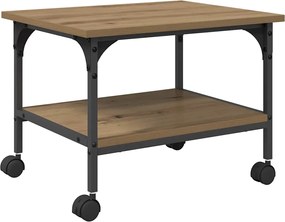 vidaXL Σταντ Εκτυπωτή Artisan Oak 50 x 40 x 38 cm Επεξεργασμένο ξύλο