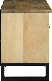 vidaXL Μονάδες TV 80 x 33 x 46 εκ Καφέ Επεξεργασμένο Ξύλο