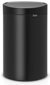 Brabantia 649733 Κάδος Απορριμμάτων Touch Bin New 40L, Matt Black