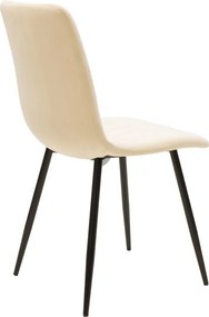 Τραπεζαρία Balou-Noor pakoworld σετ 5τεμ MDF μαύρο-μπεζ Φ120x73εκ
