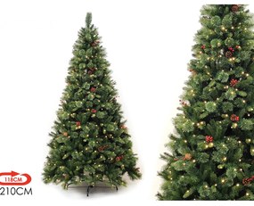 Χριστουγεννιάτικο Δέντρο Sirin PVC/PP/PE Με 500 LED 210cm