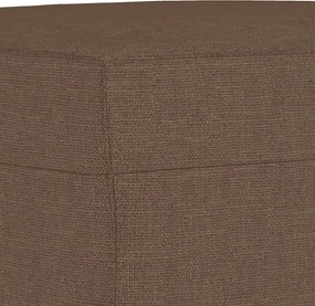 vidaXL Πολυθρόνα Καφέ 60 εκ. Υφασμάτινη με Υποπόδιο