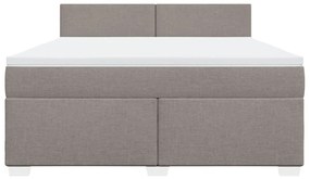 ΚΡΕΒΑΤΙ BOXSPRING ΜΕ ΣΤΡΩΜΑ TAUPE 180X200 ΕΚ. ΥΦΑΣΜΑΤΙΝΟ 3288264