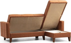 Stewehome Γωνιακός Καναπές Σχήμα L με Αποθήκευση 216x130x86 cm