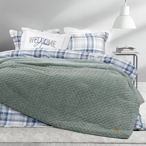 Κουβερτοπάπλωμα Μονό (160x220) Nima Muffle Smoky Green