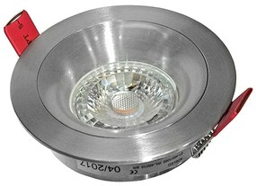 Adeleq Σποτ Wl-46010 Mr16 Αλουμινίου Στρογγυλό Κοιλό Βαθύ Σταθερό Βούρτσα 21-4601066