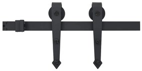 vidaXL Συρόμενη Πόρτα ORKDAL Λευκό 78 x 232 cm Μασίφ ξύλο πεύκου