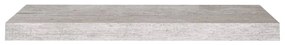 Ράφι Τοίχου Γκρι Σκυροδέματος 60x23,5x3,8 εκ. από MDF - Γκρι