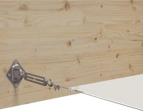 vidaXL Τέντα Κάθετη Λευκή 60 x 800 εκ. από Ύφασμα Oxford