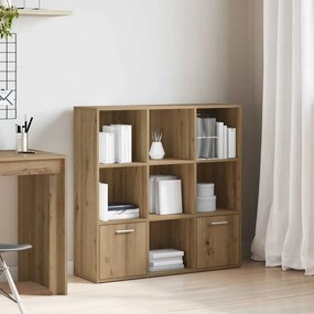 vidaXL Βιβλιοθήκη Artisan Δρυς 98x29x97,5 εκ. Επεξεργασμένο Ξύλο