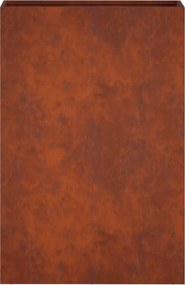 vidaXL Γλάστρα Κήπου Σκ rusty 40 x 20 x 75 εκ.