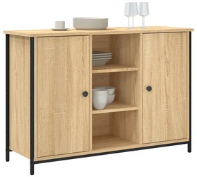 vidaXL Μπουφές Sonoma Δρυς 100 x 35 x 70 εκ. από Επεξεργασμένο Ξύλο