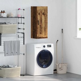 vidaXL Επιτοίχιο ντουλάπι Παλιό Ξύλο 34,5 x 34 x 90 εκ.