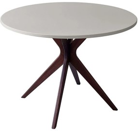 Τραπέζι Jubi Bold JUBIBOLDTROWAL8 100x73cm Walnut-Pearl Grey Mdf, Wood