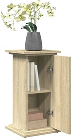 vidaXL Βάση Οθόνης με Αποθ. Sonoma Δρυς 31x30x60 εκ Επεξεργασμένο Ξύλο