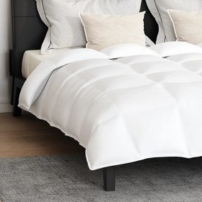 vidaXL Πάπλωμα Άλλο με μαξιλάρι 3 pcs Λευκό 240 x 200 εκ. Πούπουλο