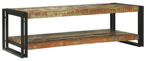 vidaXL Τραπεζάκι Σαλονιού Πολυχρωμο 120x50x38 εκ. Στερεό ανακυκλωμένο ξύλο
