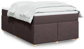 ΚΡΕΒΑΤΙ BOXSPRING ΜΕ ΣΤΡΩΜΑ ΣΚΟΥΡΟ ΚΑΦΕ 120X200 ΕΚ. ΥΦΑΣΜΑΤΙΝΟ 3285369