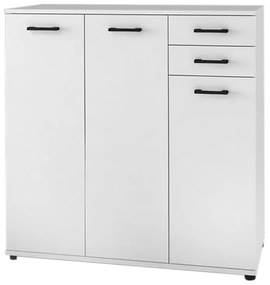 Παπουτσοθήκη - ντουλάπι Polly Megapap χρώμα λευκό 108x35x108εκ.