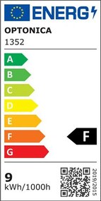 OPTONICA LED λάμπα A60 1352, 8.5W, 4500K, E27, 806lm