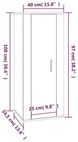 Σετ Επίπλων Τηλεόρασης 4 Τεμαχίων Γυαλ. Λευκό Επεξ. Ξύλο - Λευκό