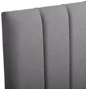 Επενδυμένο Κρεβάτι Udine Fylliana Ανθρακί 160x200 εκ. 167x214x115 εκ.
