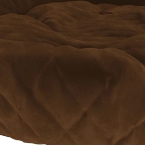 Κρεβάτι Σκύλου Καφέ 110 x 90 x 23 εκ. Βελουτέ - Καφέ