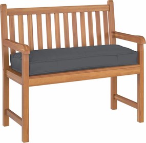 vidaXL Μαξιλάρι Ανθρακί 110 x 40 x 8 εκ Ύφασμα Όξφορντ