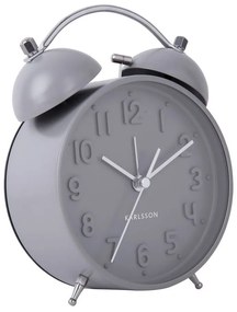 Επιτραπέζιο Ρολόι - Ξυπνητήρι KA5784GY Iconic Grey Karlsson Metal