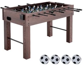 VEVOR Foosball Table, 55 inch Standard Size Foosball Table, Indoor Full Size Foosball Table for Home, Family, and Game Room, Soccer with Foosball Table Set, Includes 4 Balls and 2 Cup Holders