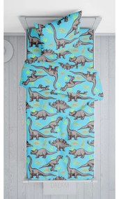 Σεντόνια Μονά (Σετ) Viopros Ρεξ Γαλάζιο ΧΩΡΙΣ ΛΑΣΤΙΧΟ  160x275