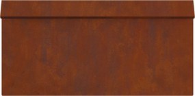 vidaXL Φράκτης σαλιγκαριών 4 pcs 50 x 3,5 x 25 εκ Σκ rusty