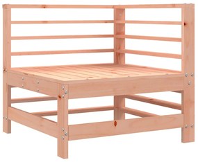 vidaXL Καναπές Γωνιακός με Μαξιλάρια από Μασίφ Ξύλο Ψευδοτσούγκας