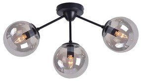 Φωτιστικό Επίτοιχο Aca OD807003C BOMBAY Μαύρο Ματ (Black Mat)