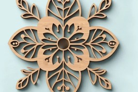 Σετ των 2 Intra απο ξύλο plywood 3mm-4mm πάχος – Ξύλινο λουλούδι με λέιζερ κομμένο αρχείο Δίασταση  20x20 cm INTRAFABR-118609593