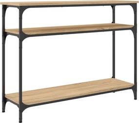 vidaXL Τραπέζι Κονσόλα Sonoma Δρυς 100x29x75 εκ. Επεξεργασμένο Ξύλο