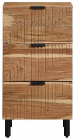 vidaXL Συρταριέρα με ράφι Καφέ 40 x 33 x 75 εκ. Μασίφ ξύλο ακακίας
