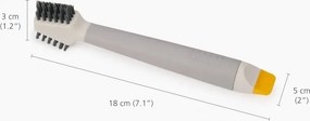 Βούρτσα καθαρισμού πλακιδίων Joseph Joseph CleanTech™ 6500021, 18x5x3 εκ., 2 είδη ινών, Μπεζ