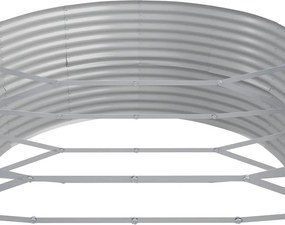 vidaXL Ζαρντινιέρα Ανθρακί 544x100x36εκ Γαλβανισμένος χάλυβας